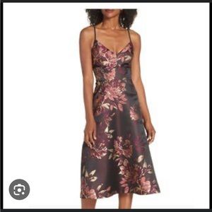 Eliza J wine cocktail dress